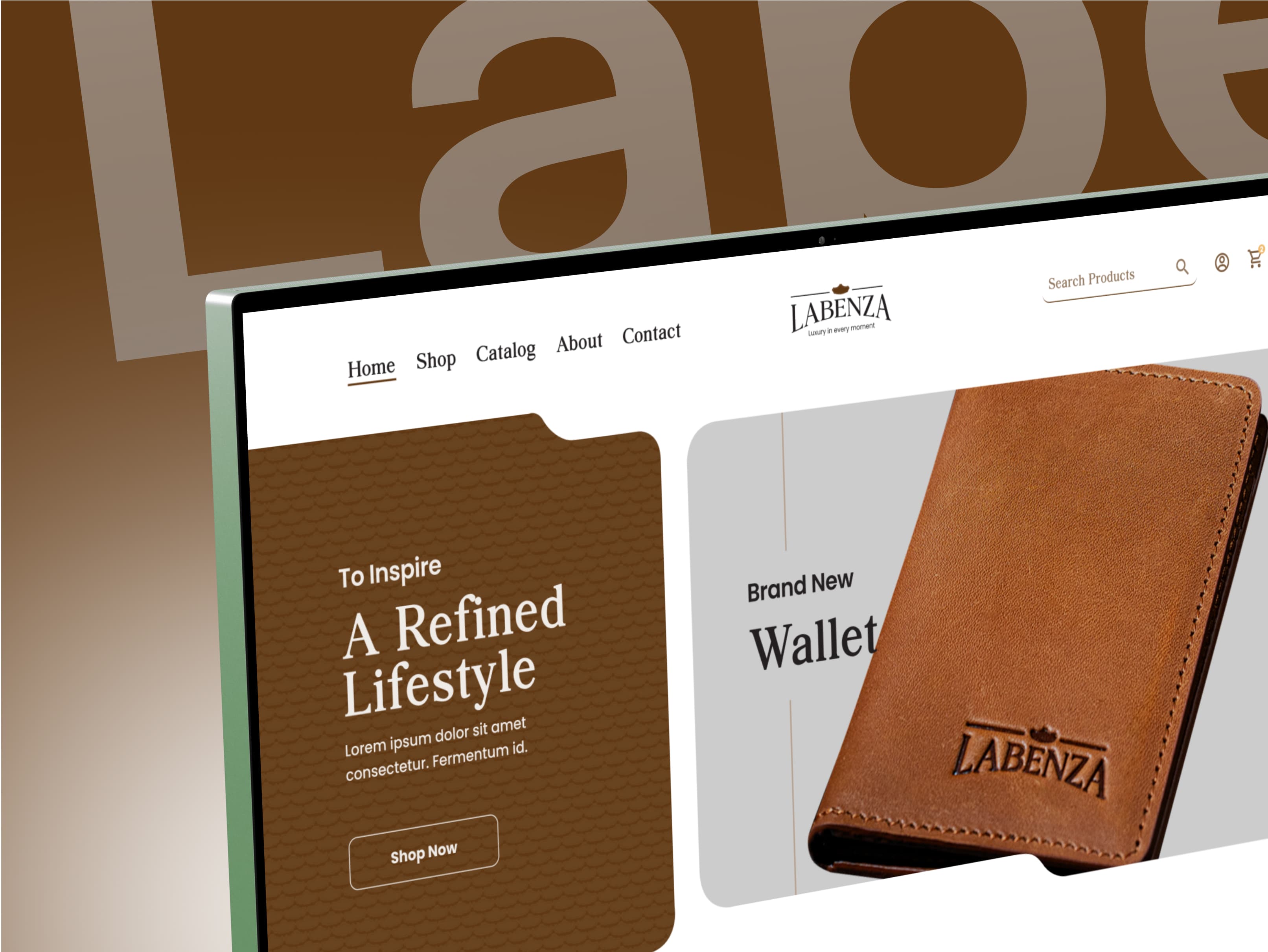 Labenza Ecommerce Platform Design cover